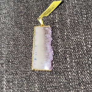 Amethyst necklace pendant